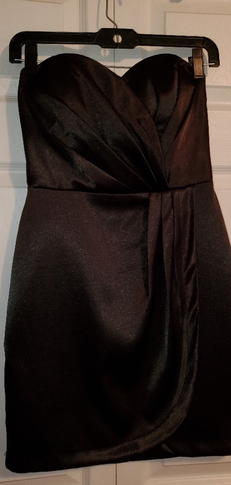 Strapless cocktail dress /black